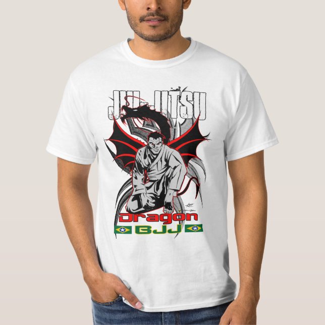 Jiu-Jitsu Dragon - 1 T-Shirt (Front)
