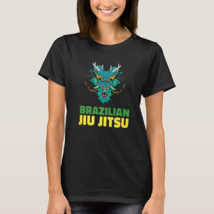 Jiu Jitsu Dragon Demon Brazilian Jiu Jitsu and Gr T-Shirt