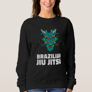Jiu Jitsu Dragon Demon Brazilian Jiu Jitsu MMA Gra Sweatshirt