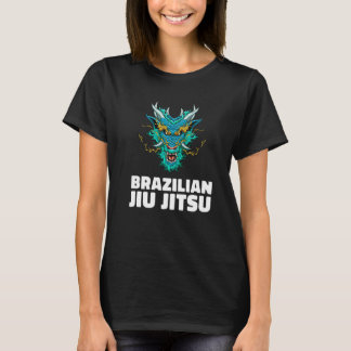 Jiu Jitsu Dragon Demon Brazilian Jiu Jitsu MMA Gra T-Shirt