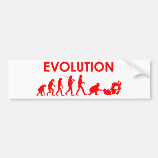 Jiu Jitsu Evolution Bumper Sticker