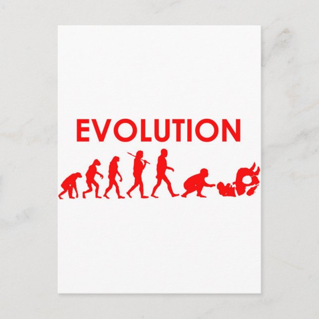 Jiu Jitsu Evolution Postcard (Front)