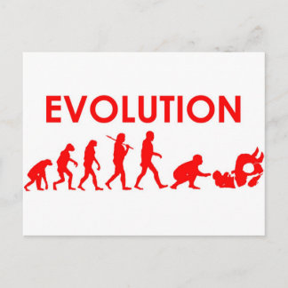 Jiu Jitsu Evolution Postcard