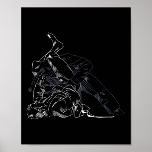 Jiu-jitsu Fight Karate Sport Sport Fighting Jitsu  Poster