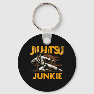 Jiu-Jitsu Fighter Jujutsu Ju-Jitsu BJJ Brazilian Key Ring