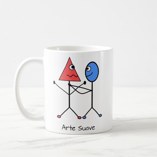 Jiu Jitsu Funny Triangle Choke Coffee Mug (Left)