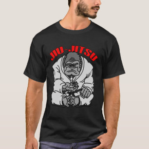 Jiu Jitsu Gorilla Chess Brazilian Jiu Jitsu BJJ MM T-Shirt