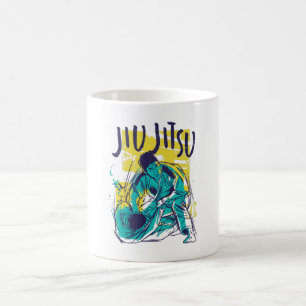 Jiu Jitsu Grunge Coffee Mug