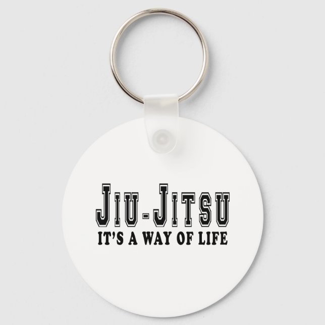 Jiu-Jitsu It's way of life Key Ring (Front)