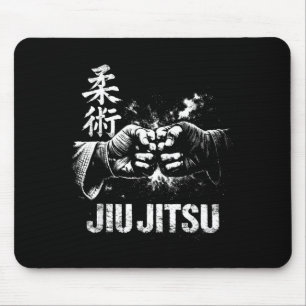 Jiu Jitsu Japanese Judo Martial Arts BJJ Grappling Mouse Pad