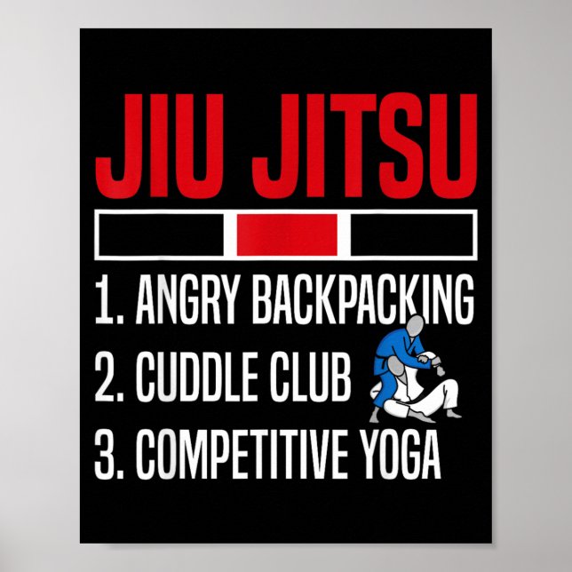 Jiu Jitsu Jiu Jitsu 1 Angry Backpacking 2 Cuddle Poster (Front)