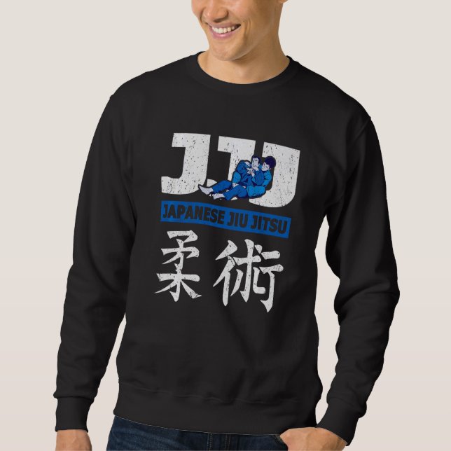 Jiu Jitsu Jjj Jujutsu Accessories For Training Juj Sweatshirt (Front)