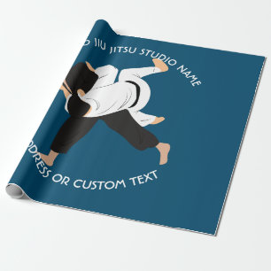 Jiu Jitsu Judo Martial Arts Studio Wrapping Paper