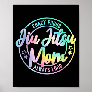 Jiu Jitsu Mama Brazilian Martial Art Mum Family Poster