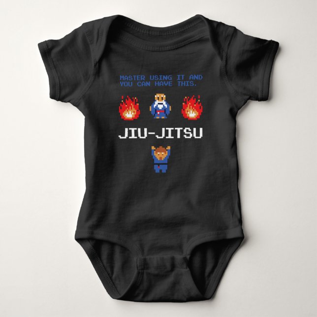 Jiu-Jitsu Master Baby Creeper (Front)