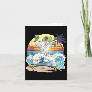 Jiu-Jitsu MMA Toad Taekwondo Frog Judo Beach Card