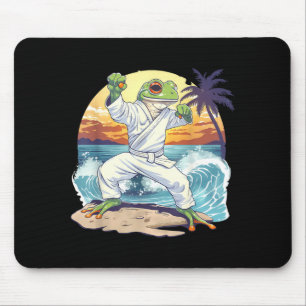 Jiu-Jitsu MMA Toad Taekwondo Frog Judo Beach Mouse Pad