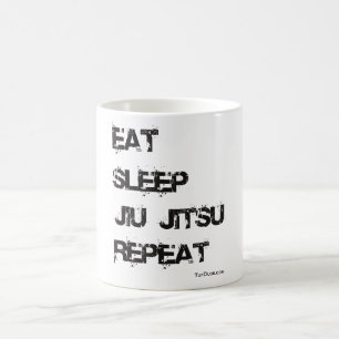 Jiu Jitsu mug - EAT SLEEP JIU JITSU REPEAT