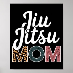 Jiu Jitsu Mum Brazilian Martial Art Mothers Day Poster