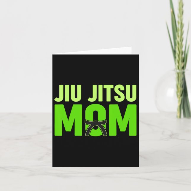 Jiu Jitsu Mum Mothers Day  Card (Front)