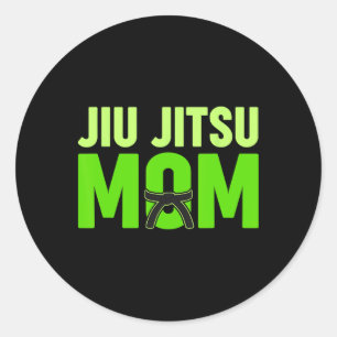 Jiu Jitsu Mum Mothers Day  Classic Round Sticker