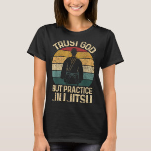 Jiu Jitsu Retro Brazilian BJJ Jujitsu MMA T-Shirt