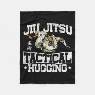 Jiu Jitsu Retro Vintage Vintage Jiu Jitsu Tactical Fleece Blanket