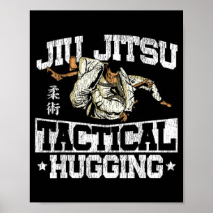 Jiu Jitsu Retro Vintage Vintage Jiu Jitsu Tactical Poster