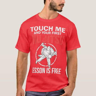 Jiu Jitsu s Funny Touch Me Mens Brazilian Jujitsu  T-Shirt