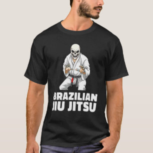 Jiu Jitsu Skeleton Brazilian Jiu Jitsu Mma Grappl T-Shirt