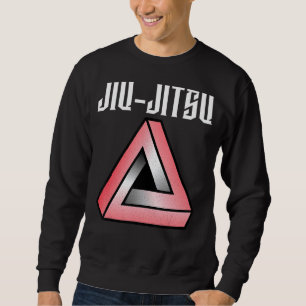 Jiu Jitsu Spray Paint Gracie Triangle Mma Muay T Sweatshirt