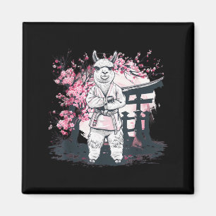 Jiu-Jitsu Taekwondo Kung Fu Alpaca Sakura Judo Magnet