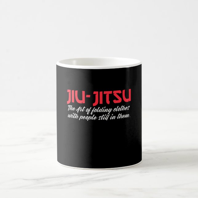 jiu-jitsu the art of folding people coffee mug (Center)