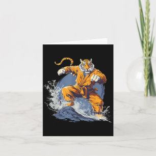Jiu-Jitsu Tiger Kickboxing Kung Fu Taekwondo Card