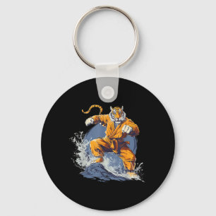 Jiu-Jitsu Tiger Kickboxing Kung Fu Taekwondo Key Ring