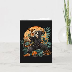 Jiu-Jitsu Tiger Nature Taekwondo Kickboxing Card