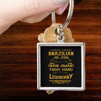 Jiu Jitsu Train Smart Key Ring