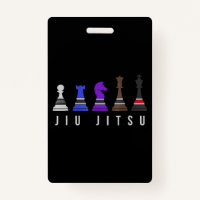 jiu jitsu training chess, gift bjj with text.