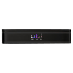 jiu jitsu training chess, gift bjj with text. nameplate