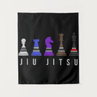 jiu jitsu training   chess, gift  bjj with text.