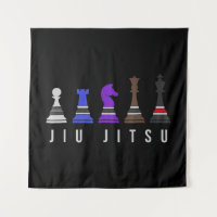 jiu jitsu training chess, gift bjj with text.
