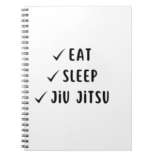 Jiu Jitsu training journal - blank pages 