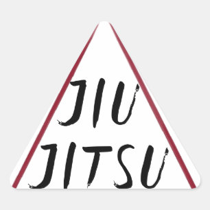 Jiu Jitsu Triangle Car Sticker Decal
