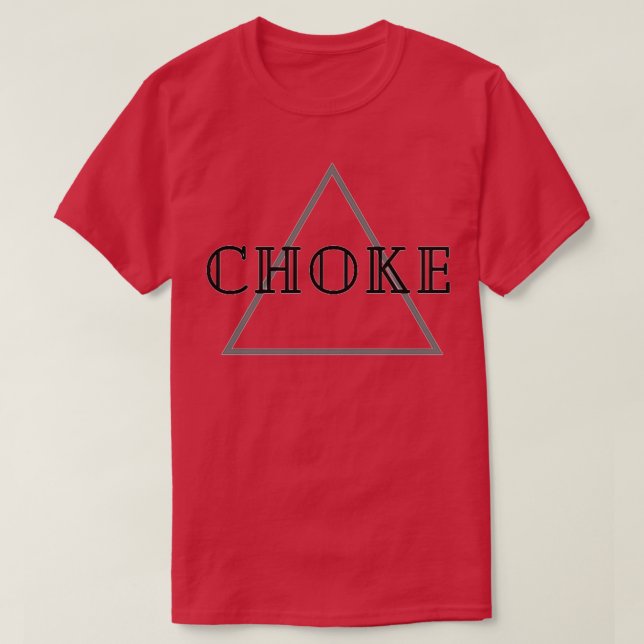 Jiu Jitsu Triangle Choke BJJ T-Shirt (Design Front)