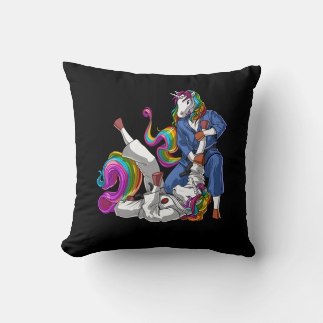 Jiu-Jitsu Unicorns Cushion (Front)