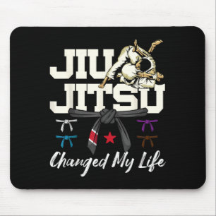 Jiu Jitsu Vintage Jiu Jitsu Changed My Life Mouse Pad
