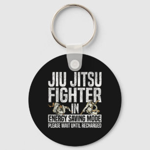 Jiu Jitsu Vintage Jiu Jitsu Fighter in Energy Key Ring