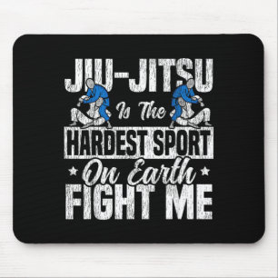 Jiu Jitsu Vintage Ju-Jitsu is The Hardest Sport On Mouse Pad