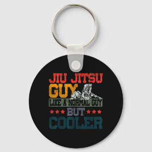 Jiu Jitsu Vintage Retro Jiu Jitsu Guy Like A Key Ring