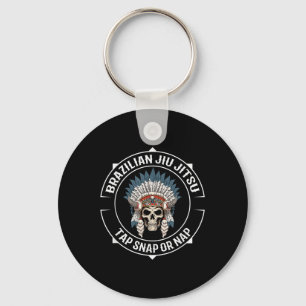 Jiu Jitsu War Bonnet - Submission Team Jiu Jitsu W Key Ring